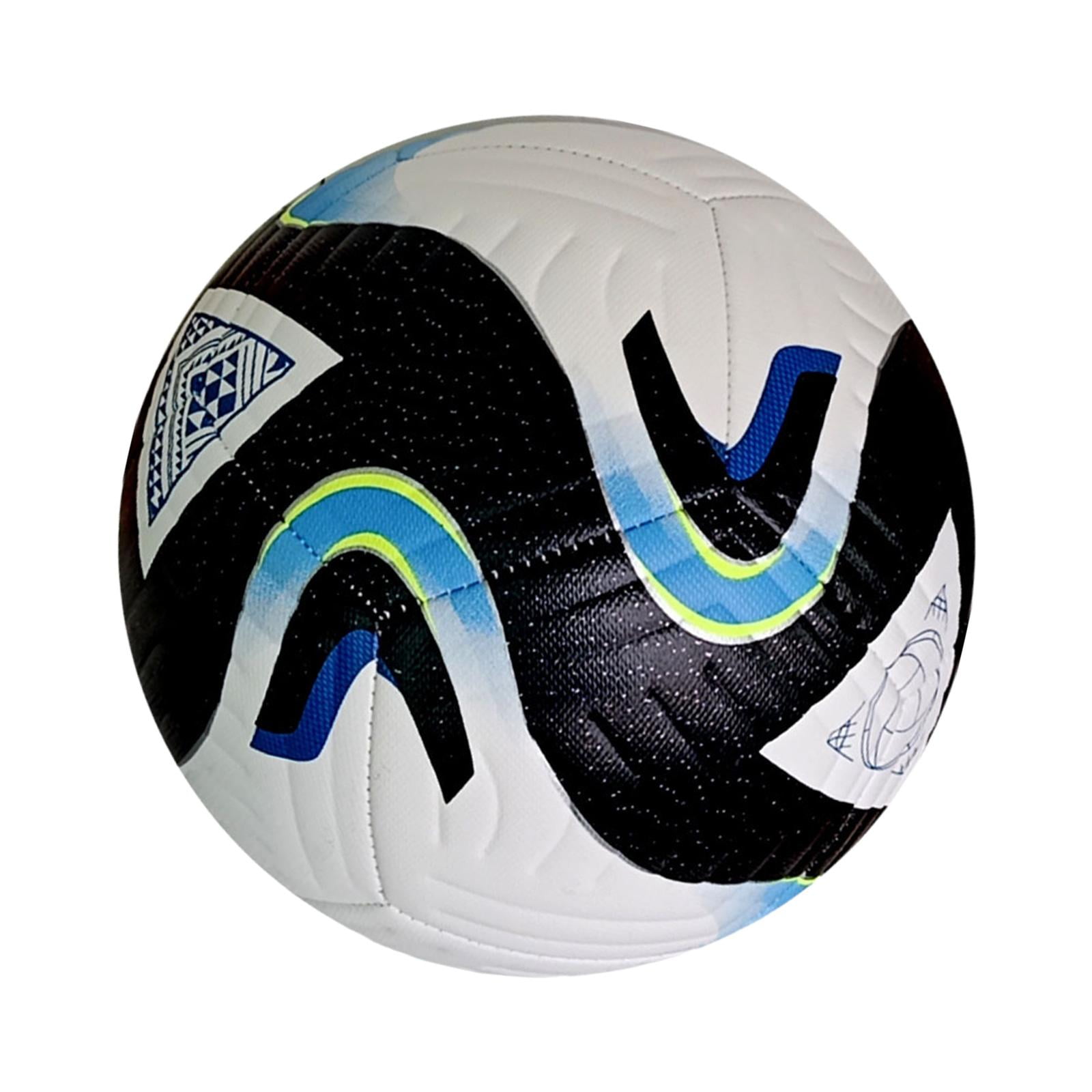 Magideal - Balón De Fútbol Tamaño 5 Balón De Partido Equipo De Entrenamiento De Fútbol Balón De Entrenamiento De Fútbol Para Práctica De Competencia Escuela Jugu Negro