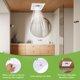 thumbnail image 4 of Uxcell 12 x 12" Cubierta de Ventilador de Escape de Baño Rejilla de Ventilador de Plástico ABS Cubierta de Ventilación de Aire Acondicionado Blanca, 4 of 7