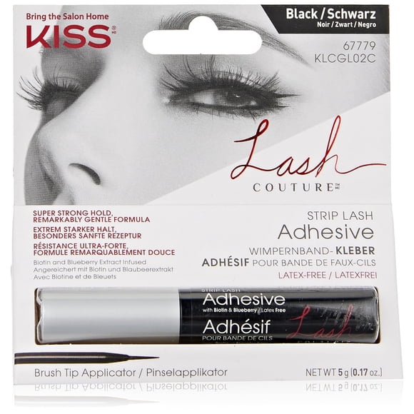 Pegamento para pestañas KISS Lash Couture Super Strong Black