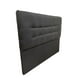 thumbnail image 1 of Respaldo De Cama King Valencia Tela Lino Negro, 1 of 2