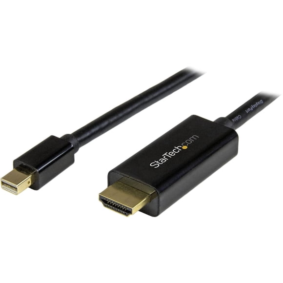 Cable StarTech Mini DisplayPort a HDMI 4K 30 Hz 2 m - Negro