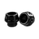 thumbnail image 4 of Deslizadores Universales Del Marco De La Horquilla Delantera De La Motocicleta Accesorio Resistente CNC Aluminio Negro, 4 of 5