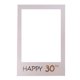 thumbnail image 2 of Happy 30th Photo Booth Prop Paper Selfie Frame Fondo Para Cumplea?os, 2 of 3