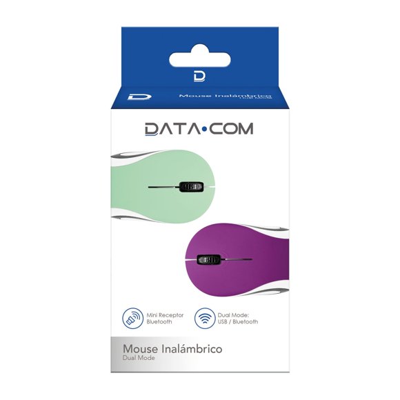 Mini Mouse Dual Bt + 2.4G Negro Datacom