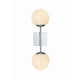 thumbnail image 1 of Aplique de Pared Living District Neri 15 cm Cromo con Pantalla Blanca, 1 of 9