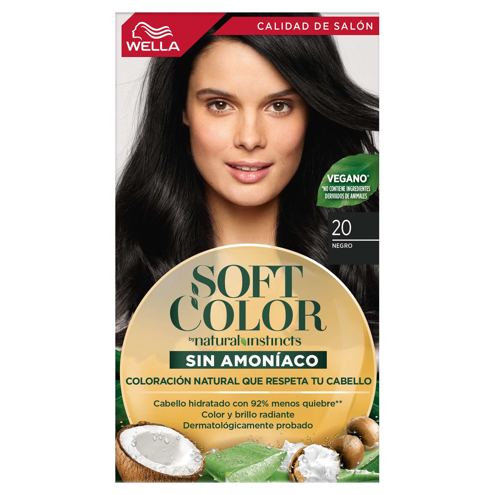 Coloración Cabello 2.0 Negro 35 g Soft Color