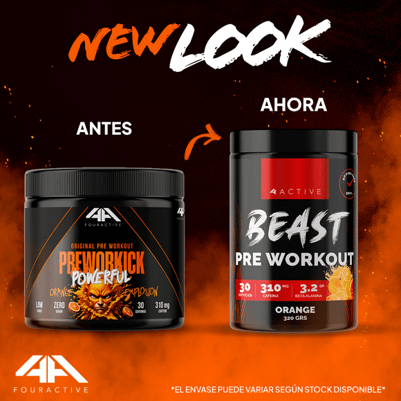 Pre entreno PreWorkick (30 serv)  Orange