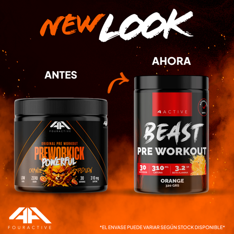 4Active - Preworkick (30 Serv) - Orange