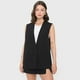 thumbnail image 3 of Blazer Mujer Sin Mangas Botones Negro Corona, 3 of 5