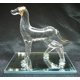 thumbnail image 1 of Estatua de perro de vidrio Feng Shui de 3 pulgadas de alto, 1 of 1