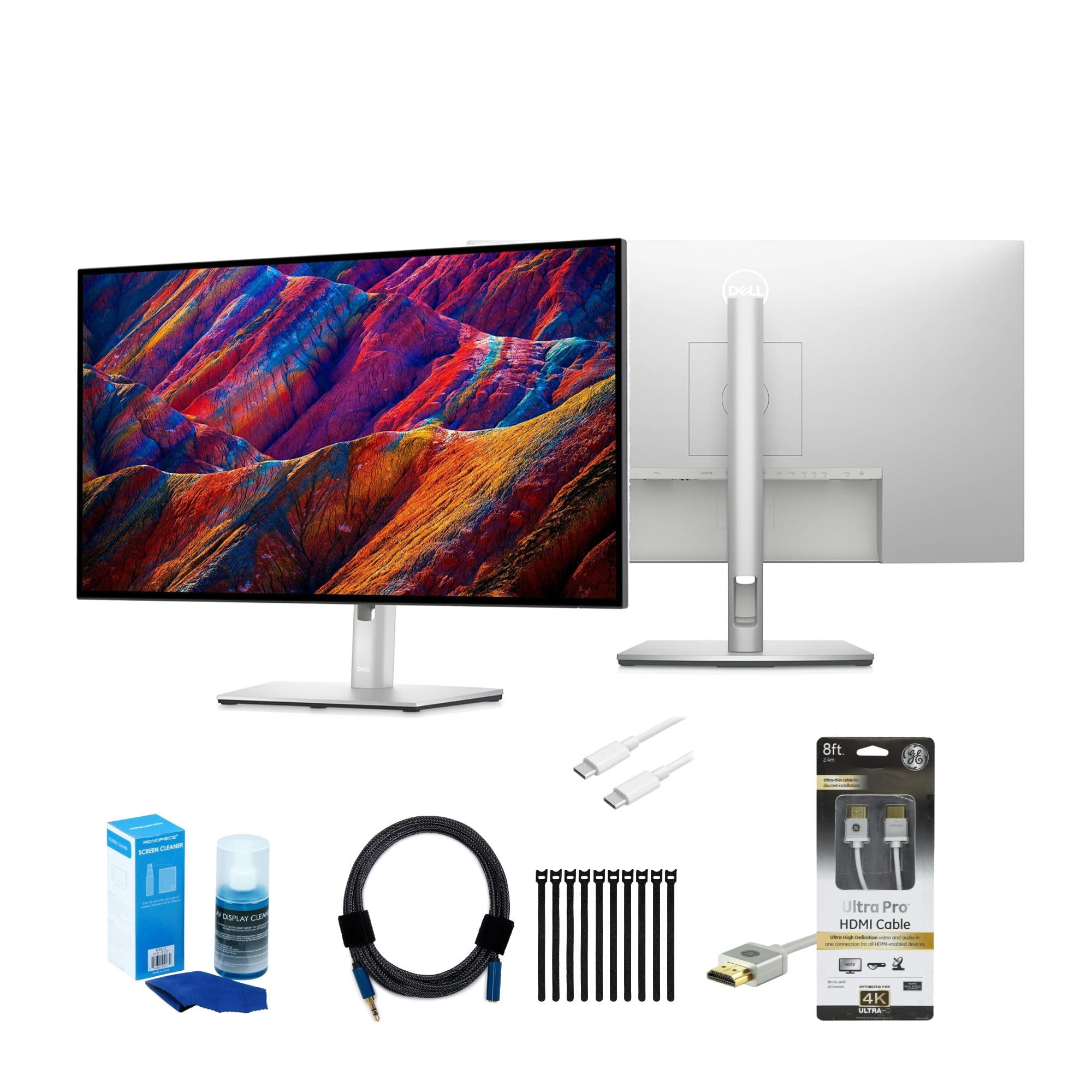 Monitor Dell U2723QE UltraSharp 27'' 4K Hub USB-C con accesorios