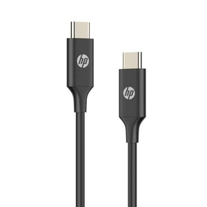 Hp - Cable De Datos Tipo C A Tipo C, Carga Rápida Hasta 60W, Trasmisión De Datos Hasta 5Gbps, 1 Metro