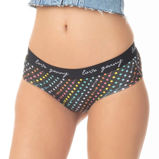 Calzón Algodón Tiro Medio Estampado Mujer LADY GENNY