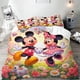 thumbnail image 1 of Mickey Minnie Mouse Duvet Cover Pillow Cover Cartoon Bedding Set Home Duvet Set Twin Kids Girls Duvet Cover Set Bed Sheets, 1 of 5