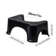 thumbnail image 1 of Experience the Natural Way of Bowel Movements with our 1pc Thickened Plastic Toilet Stool - Suitable for All Ages and Genders!, 1 of 5