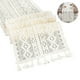 thumbnail image 1 of Camino de mesa de encaje de algodón con borlas, blanco, rústico, de macramé, para decoración de bodas, hogar, comedor, 24 x 180 cm, 1 of 8