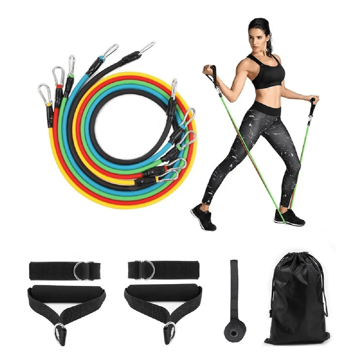 Movi - Set De Bandas Elasticas De Ejercicio