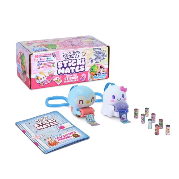 Set de 2 Mates Sticki Rolls – Dispensador de Pegatinas, para 5 años en adelante