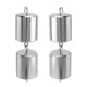 thumbnail image 3 of Pesas de laboratorio QWORK 200 g x8 de metal cromado, 3 of 8