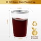 thumbnail image 5 of Vasos de plástico Vplus de 350 ml con borde plateado, 150 unidades, reutilizables, 5 of 7