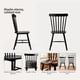 thumbnail image 3 of Pack 2 Sillas Comedor Madera Caucho Windsor Nórdic Negra, 3 of 9