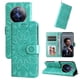 thumbnail image 3 of Funda tipo cartera FOXDOCK para Realme 12 Pro Plus , diseño girasol en relieve, cuero PU, cierre magnético, soporte y tarjetero, 3 of 5