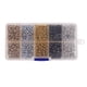 thumbnail image 3 of Una Caja De 1500 Piezas CCB Spacer Perlas Sueltas Agujero Grande Para Hacer Joyas De Bricolaje, 3 of 5