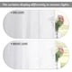 thumbnail image 3 of Cortinas RYB HOME de lino texturizado transparente, 84 x 52 pulgadas, color blanco, 2 paneles, 3 of 8