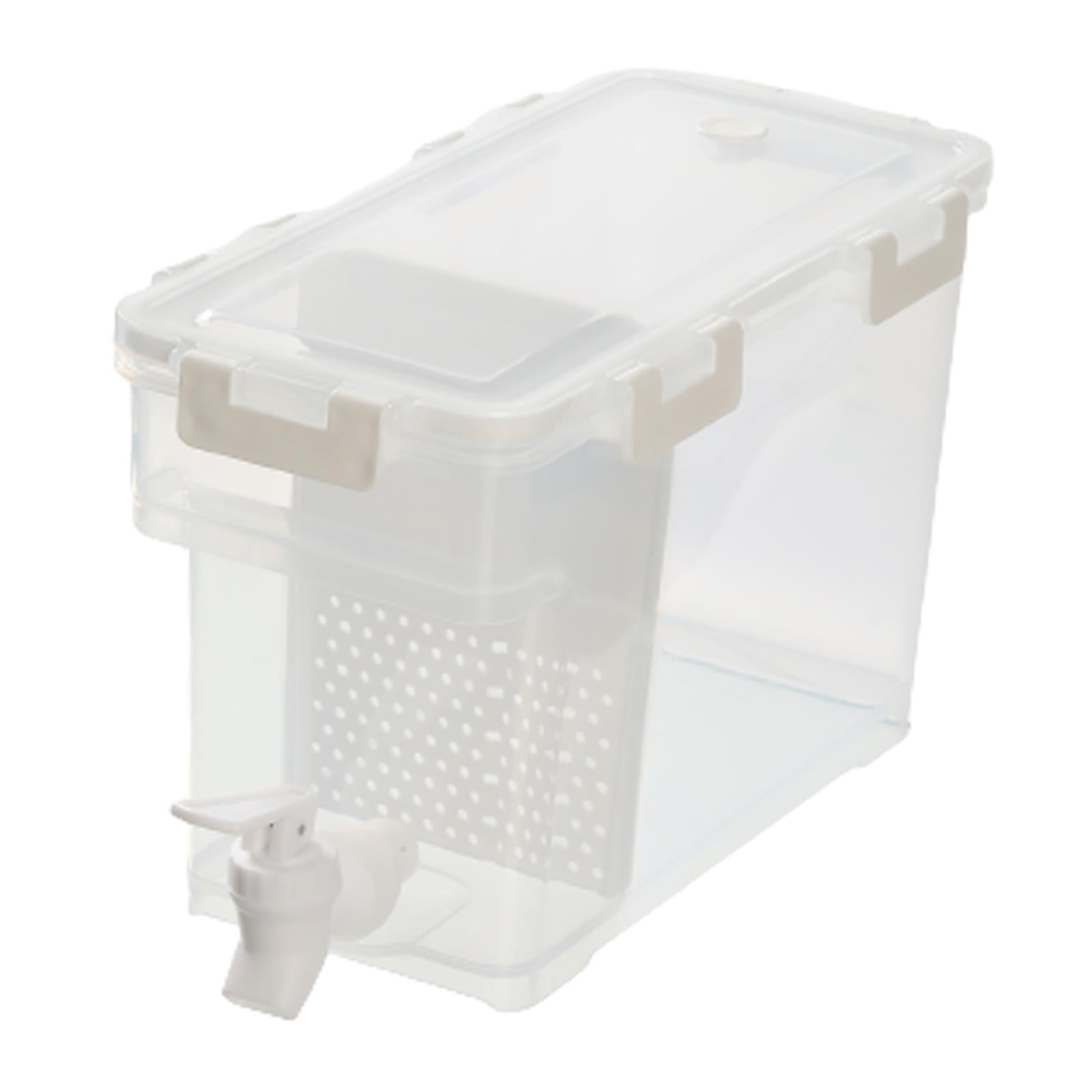 Bothyi - Hervidor Frío Con Dispensador De Bebidas De Tarro De Jugo De Grifo Para Bar Comedor Frigorífico 6l Blanco