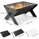 thumbnail image 3 of Parrilla portátil plegable Odoland 40 x 28 cm acero inoxidable 304, 3 of 3