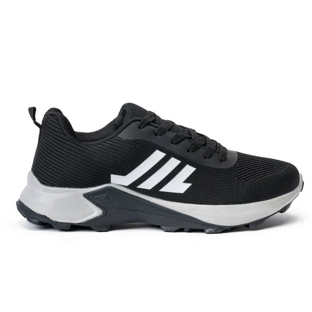 Zapatilla Hombre Negro Gris Nathan
