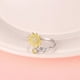 thumbnail image 2 of Anillo girasol ajustable plata 925, 2 of 3
