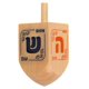 thumbnail image 3 of Dreidel Izzy 'n' Dizzy de Madera para Janucá Paquete de 4 Mediano, 3 of 6