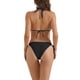 thumbnail image 3 of INSPIRE CHIC Conjunto de Bikini de Triángulo para Mujer con Parte Superior de Encaje Ajustable y Parte Inferior de Corte Alto con Lazos Dobles, Traje de Baño con Copas Removibles Grande Negro, 3 of 5