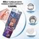 thumbnail image 5 of NEW YORK KNICKS Vaso aislado de acero inoxidable con asa, diseño temático, regalo para familia, amigos y fans; incluye pajita y encaja en el portavasos estándar, 40 oz, 5 of 6