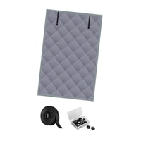 Bothyi - La Cubierta De La Ventana Térmica Espesada Para La Sombra Apagada De Algodón Resistente A La Lágrima De Invierno 24X38In