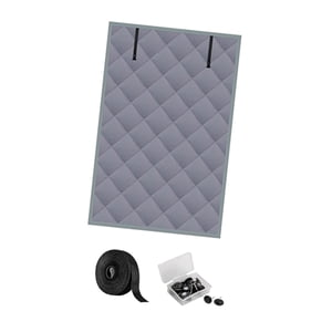 Bothyi - La Cubierta De La Ventana Térmica Espesada Para La Sombra Apagada De Algodón Resistente A La Lágrima De Invierno 24X38In