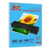Creaprint - Láminas Tamaño A4 Para Termolaminar 125 Mic. 100 Unidades
