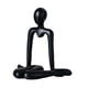 thumbnail image 1 of Thinker Escultura Abstracta Adorno De Escritorio Para Oficina Chimenea Sala De Estar Negro, 1 of 3
