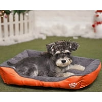 Genérico - Cama Ultrasuave Para Mascotas Color Naranja Talla Xl