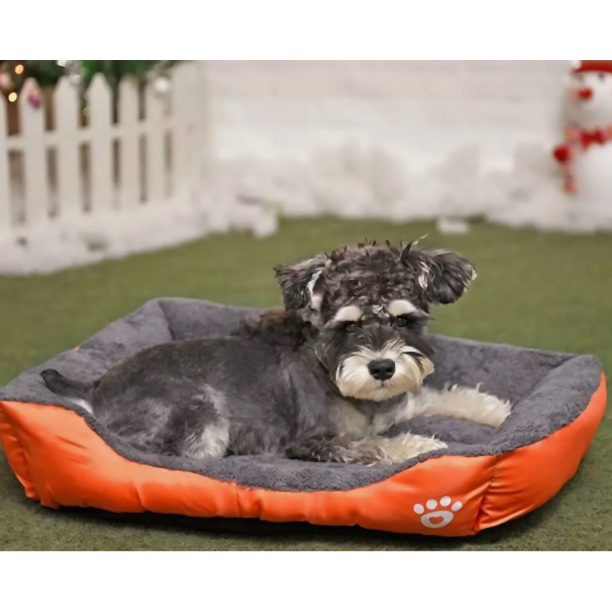 Genérico - Cama Ultrasuave Para Mascotas Color Naranja Talla Xl