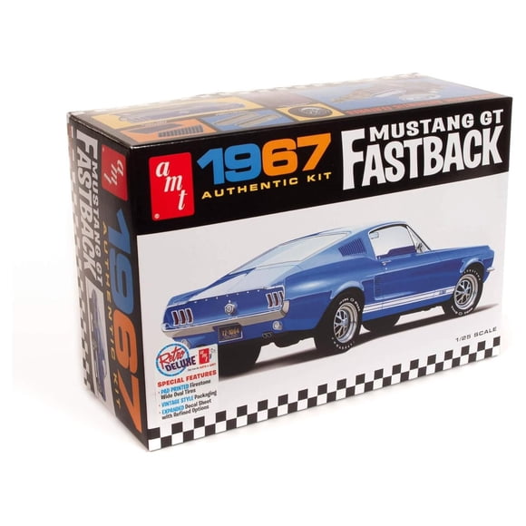 Maqueta AMT Round 2 1967 para Ford Mustang GT Fastback a escala 1:25