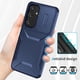 thumbnail image 3 of Funda Resistente para Samsung Galaxy S24 Plus con Tapa Deslizante y Protección Militar Azul, 3 of 6