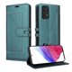 thumbnail image 1 of Premium Wallet Case for Samsung Galaxy A73 5G with Card Slots & Kickstand, Flip Cover Green, 1 of 6