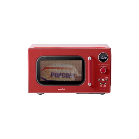 Horno Microondas Comfee' Retro De 0.9 Pies Cúbicos Rojo 900
