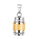 thumbnail image 3 of Budismo De Acero De Titanio Shurangama Mantra Colgantes Dijes Collar Dorado, 3 of 5