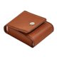 thumbnail image 1 of Funda de cartas Creative Gifts de piel sintética color caramelo, 1 of 5