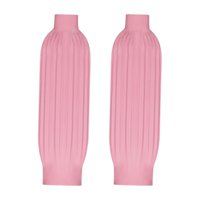 Magideal - Mangas De Látex Para Brazos, Funda Protectora De Látex Para Cocina, Resistente Al Aceite, Reutilizable, Para Cocinar, Restaurante, Tareas Domésticas Rosa 40Cm