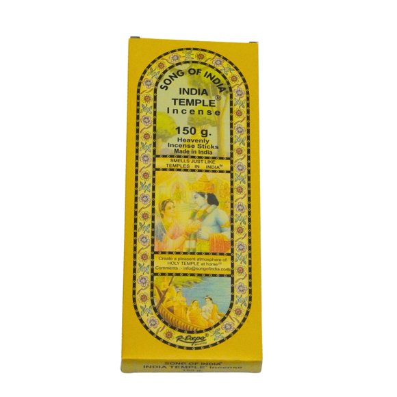 Incienso en varitas Song of India India Temple 150 g 120 unidades