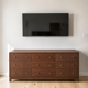 thumbnail image 1 of Cómoda Premium de Palillaje Mueble de Dormitorio - Café - 150x40x90 cm, 1 of 2